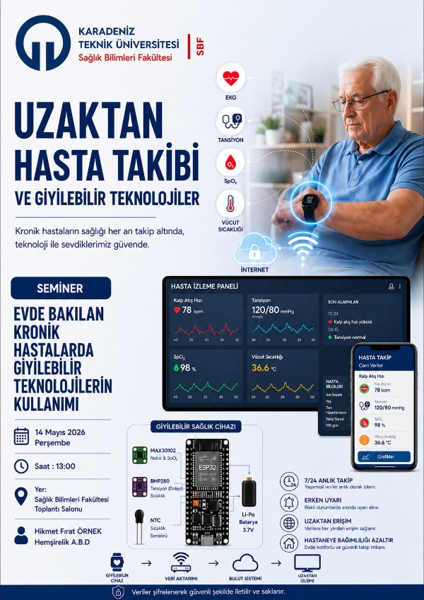 Evde Bakılan Kronik Hastalarda Giyilebilir Teknolojilerin Kullanımı
