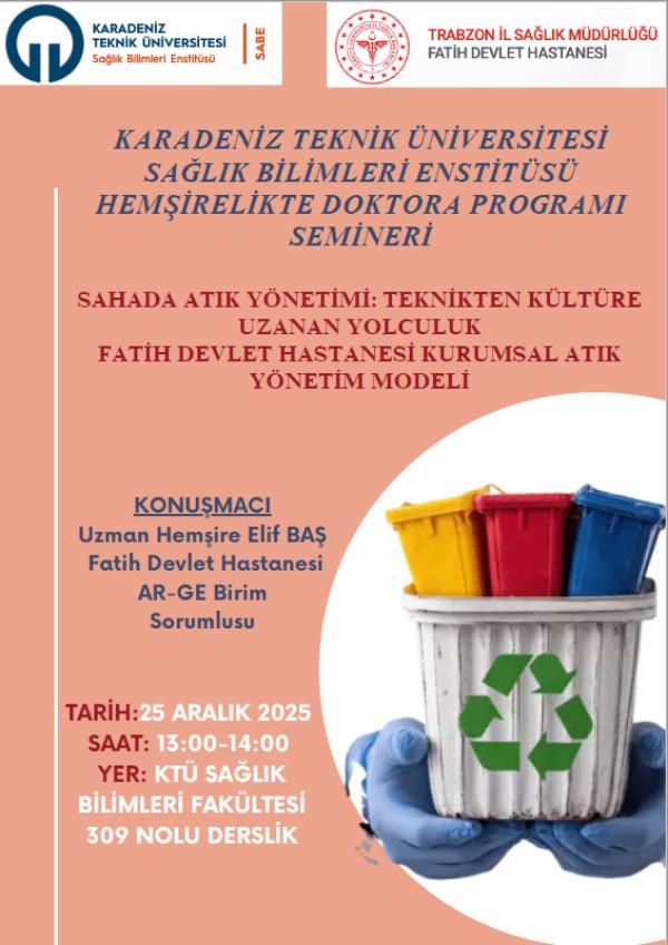 Hemşirelik Anabilim Dalı Doktora Programı Bilimsel Semineri
