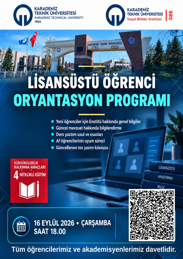Lisansüstü Öğrenci Oryantasyon Programı