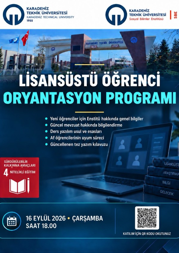 Lisansüstü Öğrenci Oryantasyon Programı