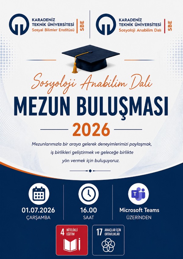 Sosyoloji Anabilim Dalı Mezun Buluşması 2026