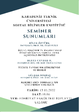 Seminer Sunumları