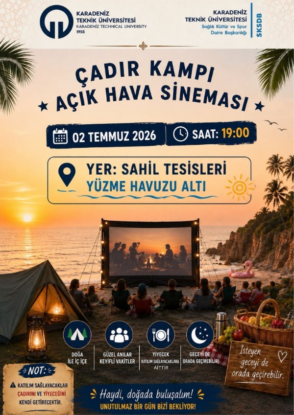 Çadır Kampı Açık Hava Sineması