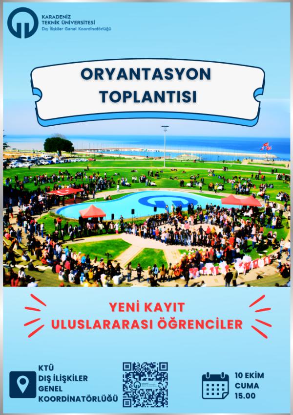Yeni Kayıt Uluslararası Öğrenciler İçin Oryantasyon Toplantısı