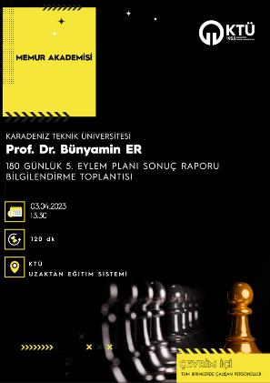 180 Günlük Eylem Planı Sonuç Raporu Bilgilendirme Toplantısı