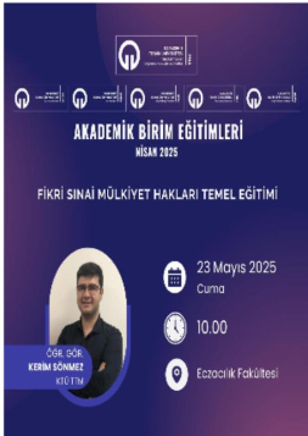 Fikri Sınai Mülkiyet Hakları Temel Eğitimi