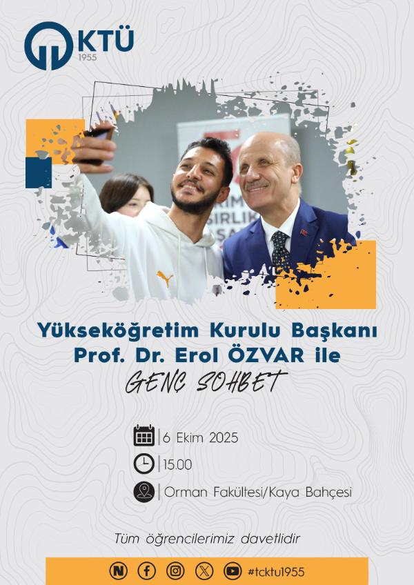 Yükseköğretim Kurulu Başkanı Prof. Dr. Erol ÖZVAR İle Genç Sohbet