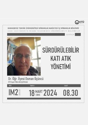 Sürdürülebilir Katı Atık Yönetimi