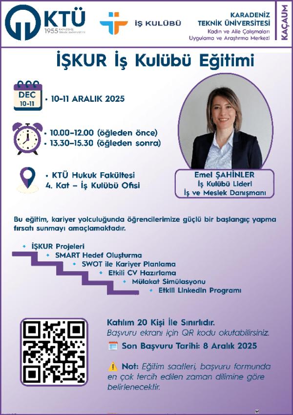 İŞKUR İş Kulübü Eğitimi