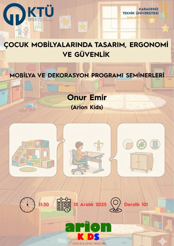 Çocuk Mobilyalarında Tasarım, Ergonomi ve Güvenlik