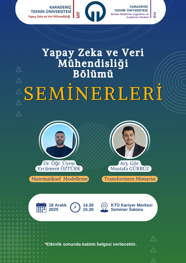Matematiksel Modelleme ve Transformers Mimarisi Seminerleri