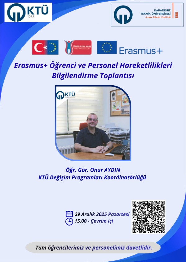 Erasmus+ Öğrenci ve Personel Hareketlikleri Bilgilendirme Toplantısı