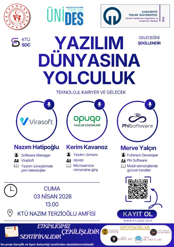 Yazılım Dünyasına Yolculuk Etkinliği