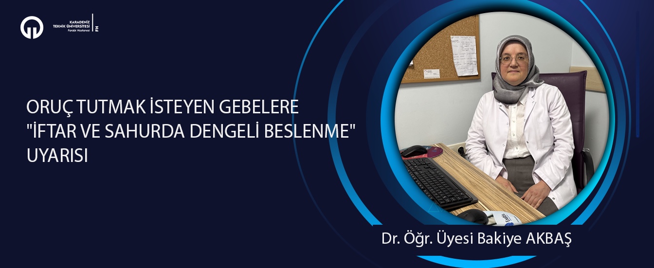 Oruç Tutmak İsteyen Gebelere "İftar ve Sahurda Dengeli Beslenme" Uyarısı