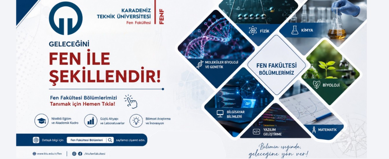 Fen Fakültesi Bölümlerimizi Keşfedin