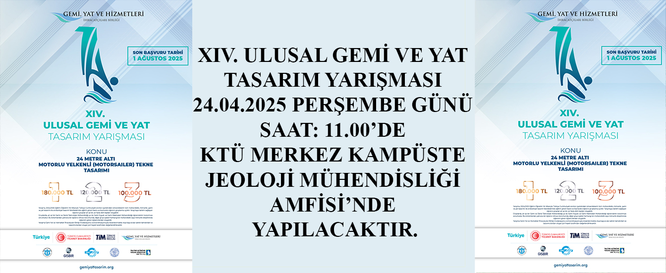 XIV. Ulusal Gemi ve Yat Tasarım Yarışması Tanıtım Toplantısı
