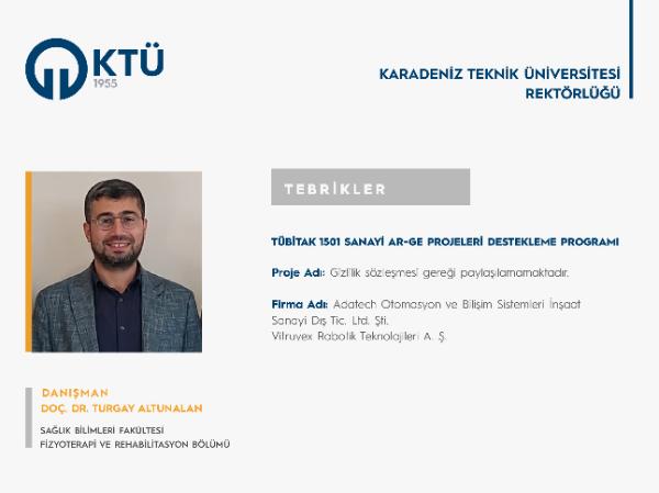 Üniversitemiz Akademisyeninin Üniversite İş Dünyası İş Birliğine Katkısı