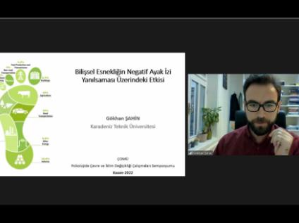 Dr. Öğr. Üyesi Gökhan Şahin, "Psikolojide Çevre ve İklim değişikliği Çalışmaları " sempozyumuna katılmıştır.