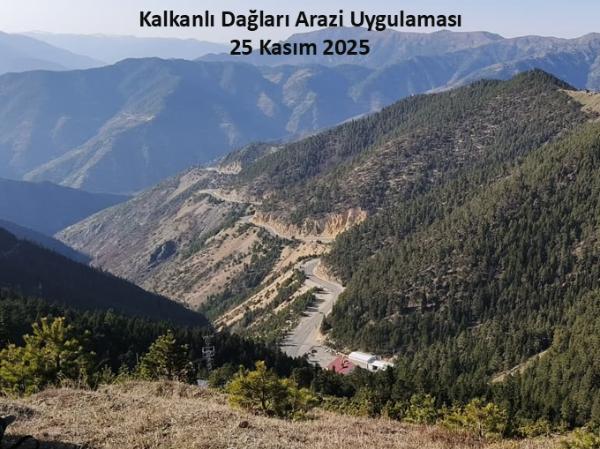 Kalkanlı Dağları Arazi Uygulaması