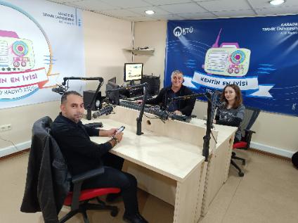 KTÜ RADYO'nun Radyodan Sesler Programının Konuğu Olduk.