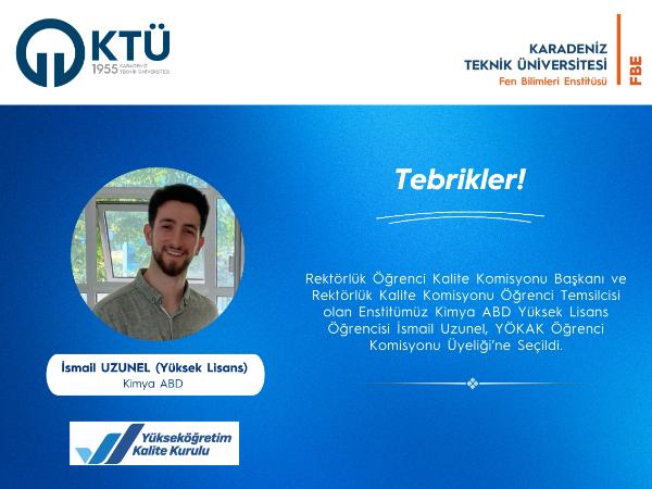 Yüksek Lisans Öğrencimizden Önemli Başarı
