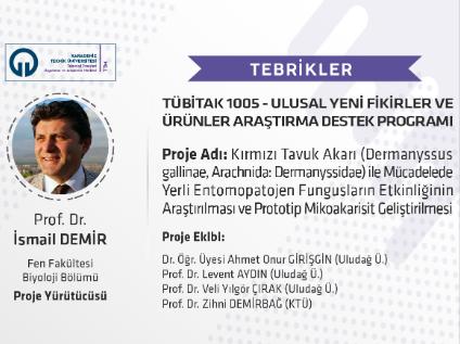 Akademisyenimize TÜBİTAK Proje Desteği