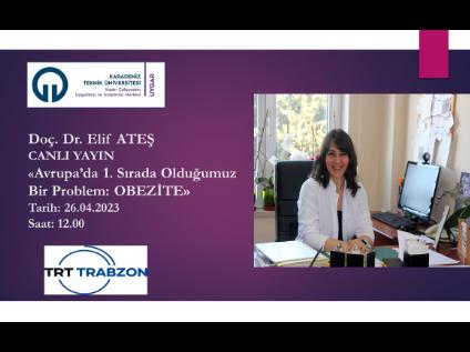 TRT Trabzon Radyosunda "Obezite"yi konuştuk.