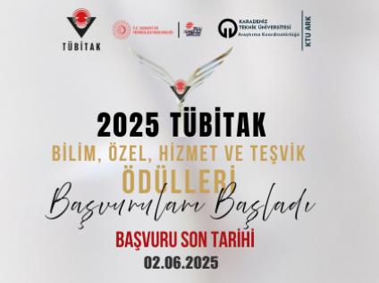 TÜBİTAK Bilim, Özel, Hizmet ve Teşvik Ödülleri Başvuruları Başladı