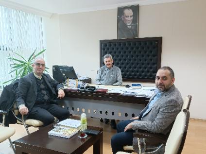 KTÜ Matematik Bölüm Başkanı Prof. Dr. Erhan Coşkun'a Ziyaret

