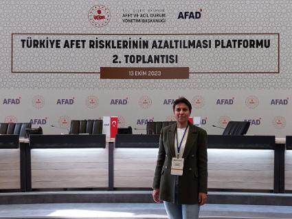 Türkiye Afet Risklerinin Azaltılması Platformu 2. Toplantısı'na Katıldık