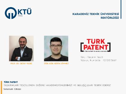 Akademisyenlerimizin Tasarım Başvurusu Tescillemiştir