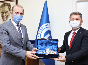 ÖSYM Başkanı Prof. Dr. Halis AYGÜN Rektörümüzü Ziyaret Etti