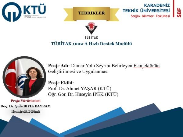 Akademisyenimizin Projesi TÜBİTAK 1002-A Kapsamında Desteklenmeye Hak Kazandı