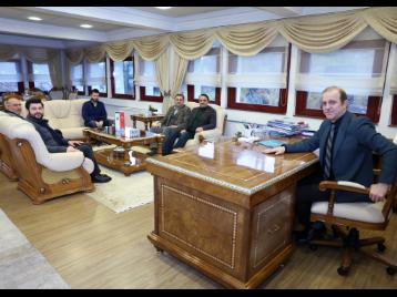 Türk Kızılay Trabzon Ortahisar Şubesi Ekibi, Rektörümüzü Ziyaret Etti