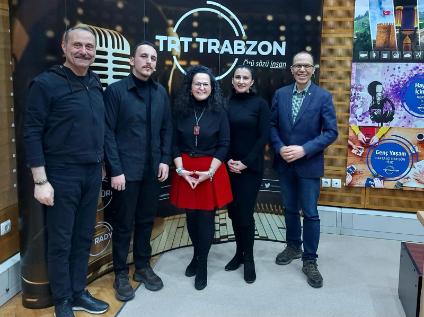 TRT Trabzon Radyosu'ndaki Genç Yaşam Programına Koordinatörlük Olarak Katılım Sağladık