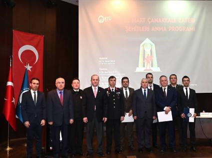 The 109th Anniversary of the Çanakkale Victory Was Commemorated at KTU