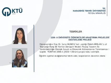 TÜBİTAK 2209-A Proje Desteği