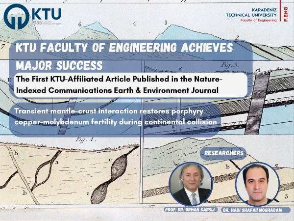 The First KTU-Affiliated Article Published in the Nature-Indexed Communications Earth & Environment Journal