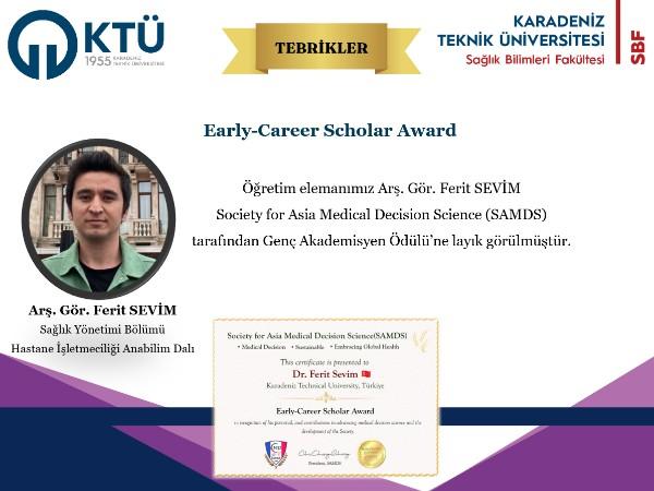Early-Career Scholar Award