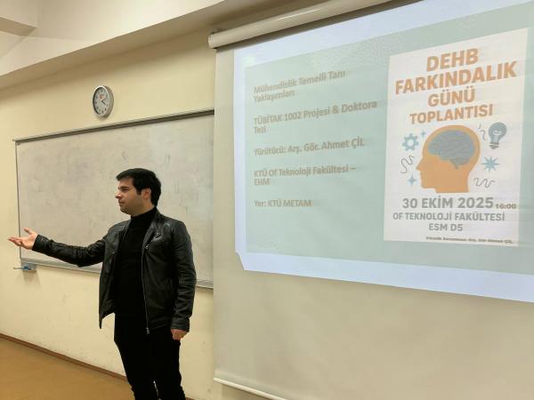 Bölüm Öğrencilerimizle DEHB Bilgilendirme ve Görüşme Toplantısı Gerçekleştirildi