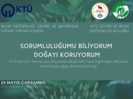 Sorumluluğumu Biliyorum, Doğayı Koruyorum Etkinliği Düzenlendi