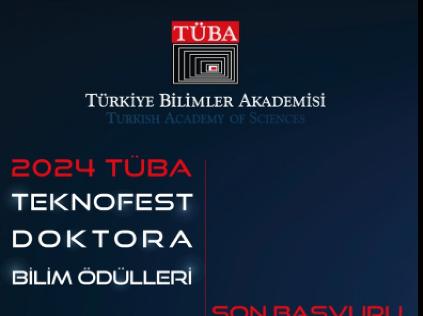 2024 TÜBA Teknofest Doktora Bilim Ödülleri