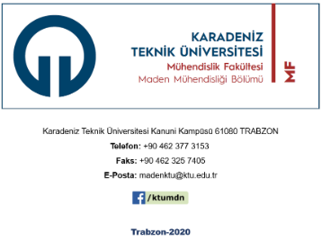 KTÜ Maden Mühendisliği Bölümü Tanıtım Videosu (2020-2021) 