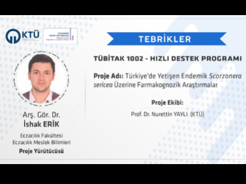 Akademisyenimize TÜBİTAK Proje Desteği