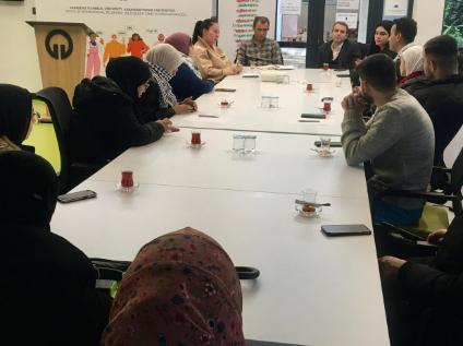 Meeting with Palestinian Students 