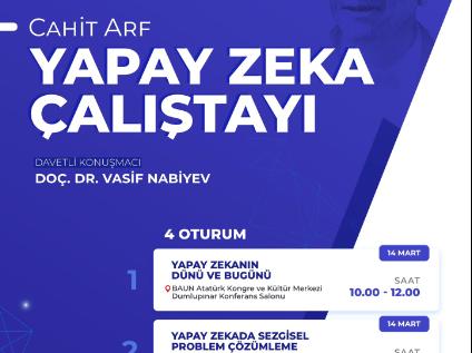 Prof. Dr. Vasif Nabiyev hocamız ile Balıkesirde Yapay Zeka Çalıştayı