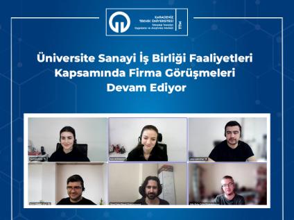 Üniversite-Sanayi İş Birliği Kapsamında Firma Görüşmeleri Devam Ediyor!