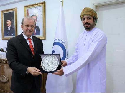 Visit to KTU Rector from the Student Counseling Center at Sultan Qaboos University 