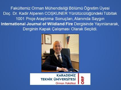 Fakültemiz Öğretim Üyesi Doç. Dr. Kadir Alperen COŞKUNER ve Yürütücülüğündeki Proje Ekibinin Önemli Başarısı.