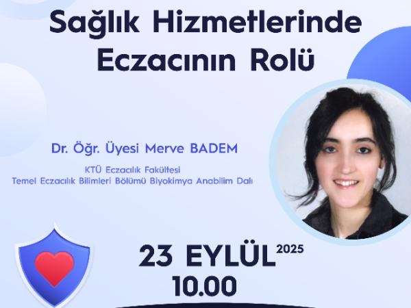 KTÜ TV'de "Sağlık Hizmetlerinde Eczacının Rolü" Programı Yayınlandı